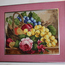 Работа «Натюрморт с виноградом»