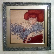 Работа «Хризантемы»