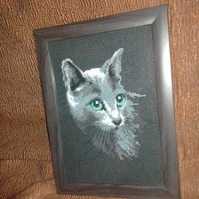 Работа «котик в оформлении.»