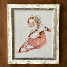 Работа «Девочка с гусем»