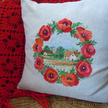 Работа «Подушка "Летние воспоминания"»