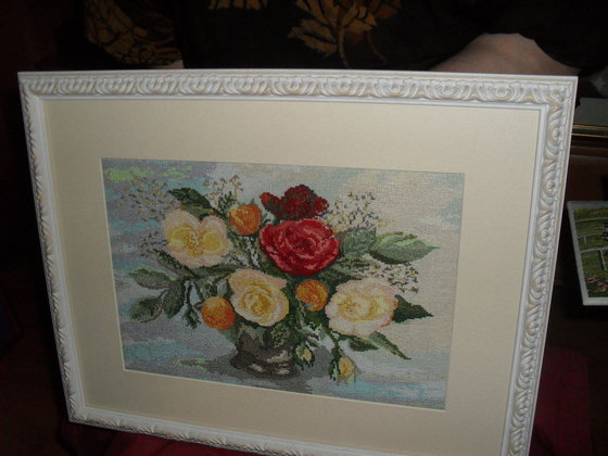 Работа «Букет роз»