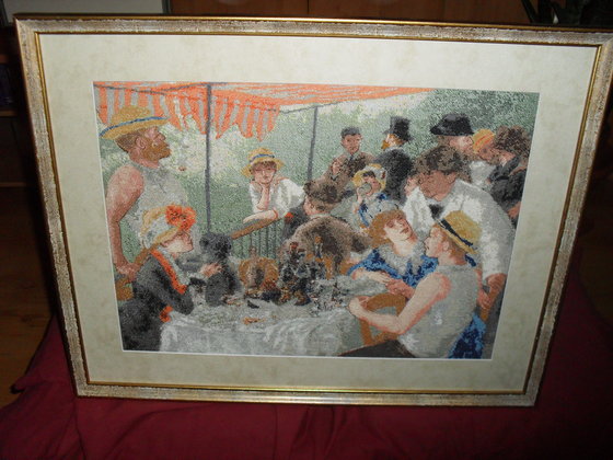 Работа «Завтрак гребцов (по мотивам картины П. Ренуара)»