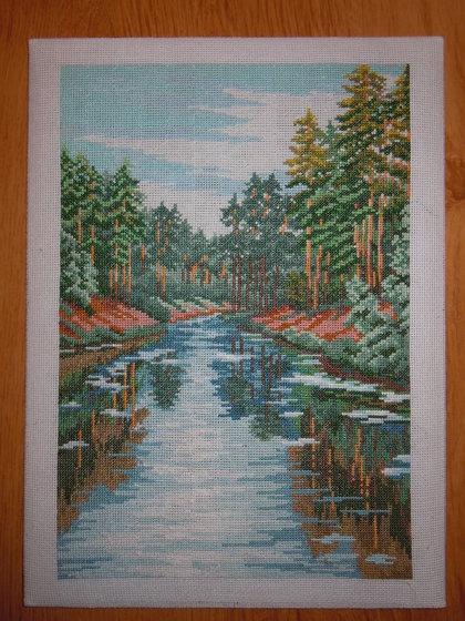 Работа «Лесной пейзаж»