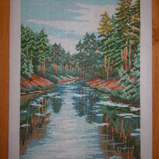 Работа «Лесной пейзаж»