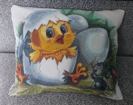 Работа «"Цыпа"-подушка»