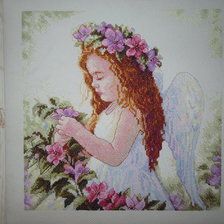 Работа «Цветочный ангел»