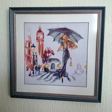 Работа «Акварель Лондон»