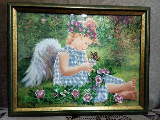 Работа «Ангел в саду»