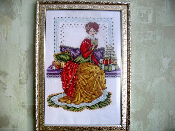 Работа «Рождественская открытка»