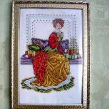 Работа «Рождественская открытка»