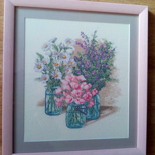 Работа «Полевые цветы»