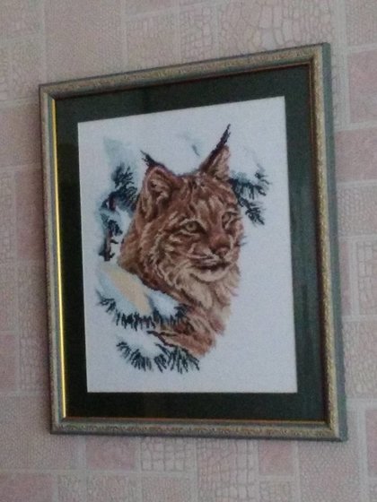 Работа «Рождественская кошка»