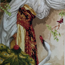 Работа «Девушка с лебедем»