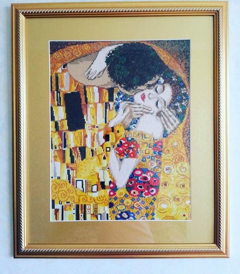 Работа «Поцелуй (картина Климта)»