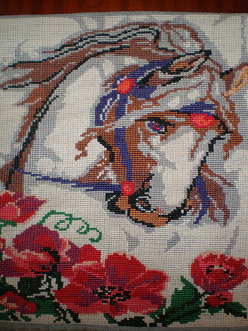 Работа «Лошадь в маках»