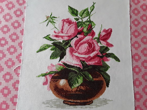 Работа «Троянди у вазі»