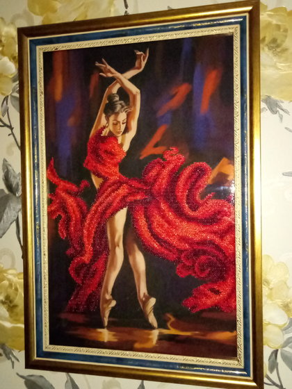 Работа «Танец страсти»