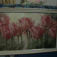 Работа «Розовые тюльпаны Игоря Левашова»