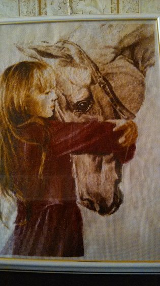 Работа «девочка с лошадью»