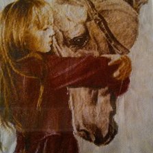 Работа «девочка с лошадью»