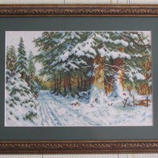 Работа «В зимовому лісі»