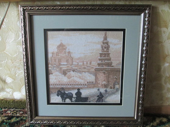 Работа «У Боровицких ворот Кремля»