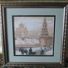 Работа «У Боровицких ворот Кремля»