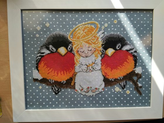 Работа «Снегири»