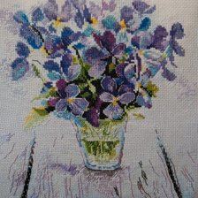 Работа «Голубые виолы»