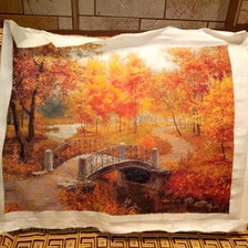 Работа «осенний мостик»