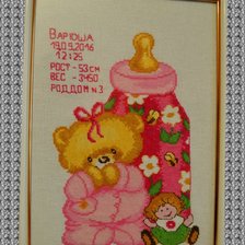 Работа «Метрика для девочки»