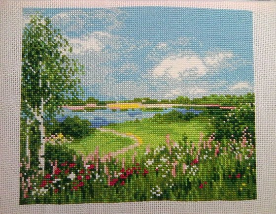 Работа «Тропинка к пруду.»