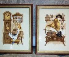 Работа «Старинные предметы и коты.»