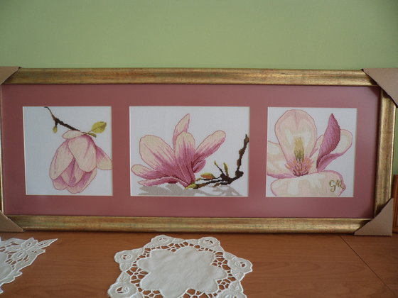 Работа «Magnolie - tryptyk»