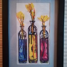 Работа «Жёлтые тюльпаны»