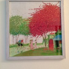 Работа «По мотивам Ван Ту Транг (красная с зеленым)»