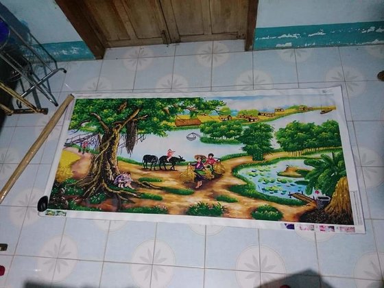 Работа «Làng quê Việt Nam»