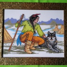 Работа «Индейцы; сын племени.»