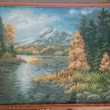 Работа «Озеро в горах»