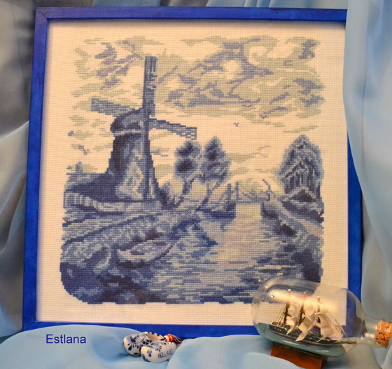 Работа «Мельница и мост»