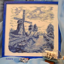 Работа «Мельница и мост»