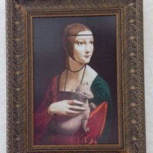 Работа «Дама с горностаем»