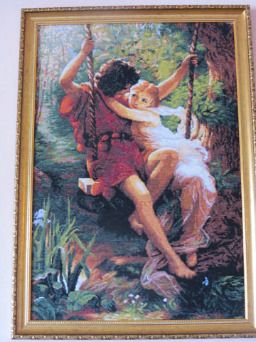 Работа «По мотивам картины Пьера Огюста Кота "Весна"»