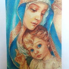 Работа «Мадонна с младенцем»