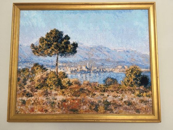 Работа «Вид Антиба с Плато Нотр-Дам»