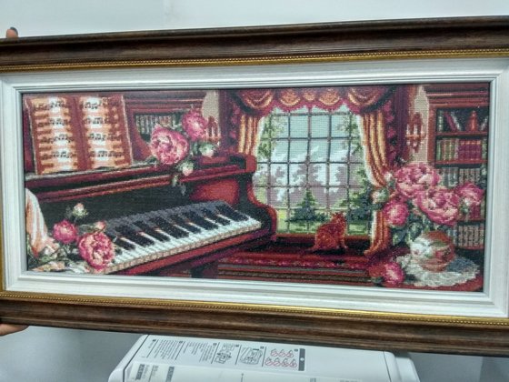 Работа «Комната с кошкой»