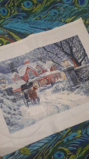 Работа «Зимнее настроение»