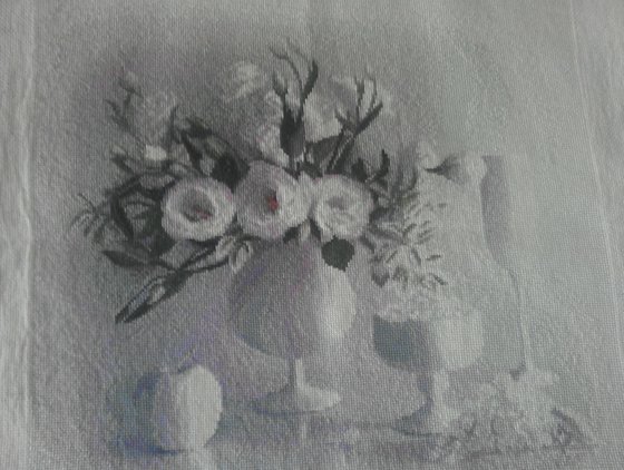 Работа «Белый натюрморт»