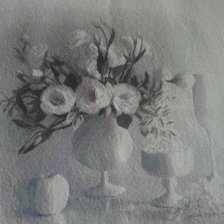 Работа «Белый натюрморт»